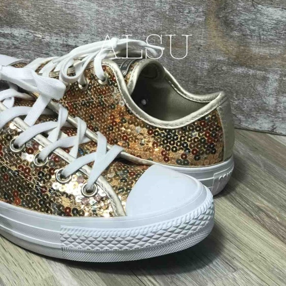 Converse AdVulc Ctas Sequins Low Top W AUTHENTIC - Picture 3 of 7